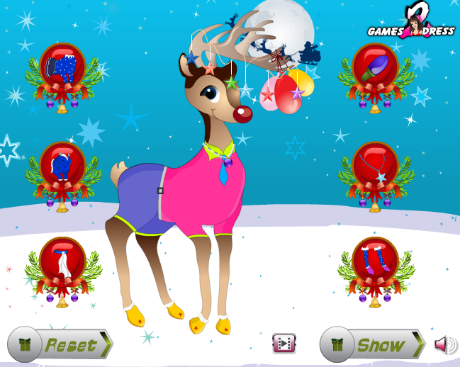 Christmas Reindeer Decory