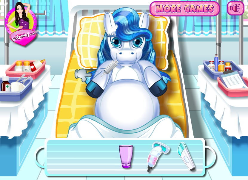 Cute Pony Baby Birth