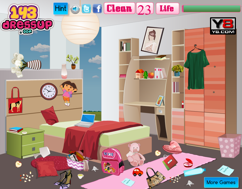 Girl Bedroom Cleaning