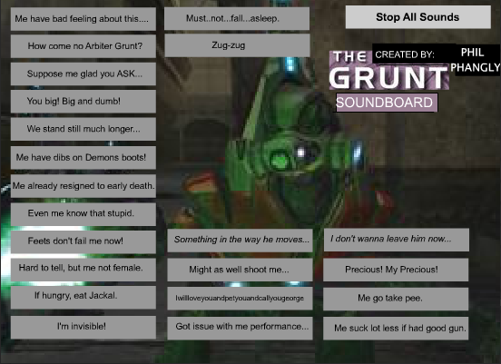 The Grunt Soundboard