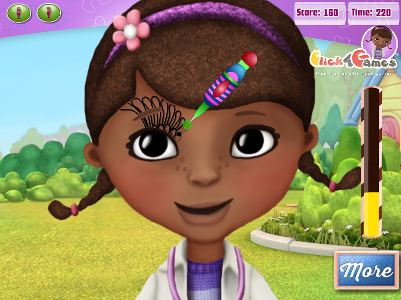 Doc McStuffins Face Art