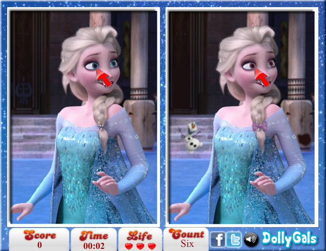 Frozen Elsa 6 Diff