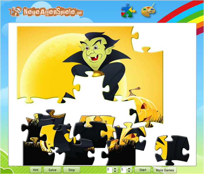 Halloween Vampire Puzzle