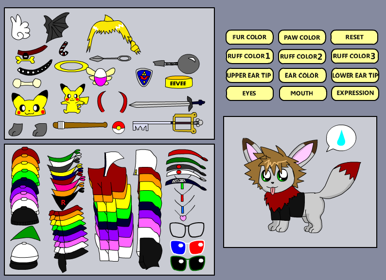 Eevee Dressup v2.0