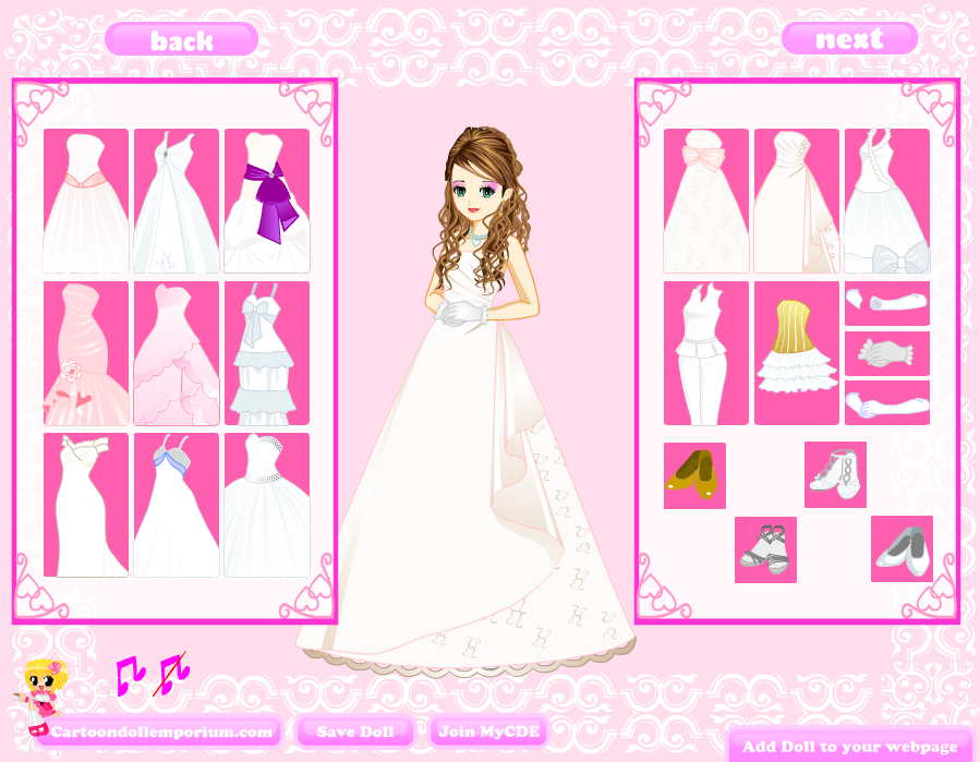 Wedding Day Dress Up