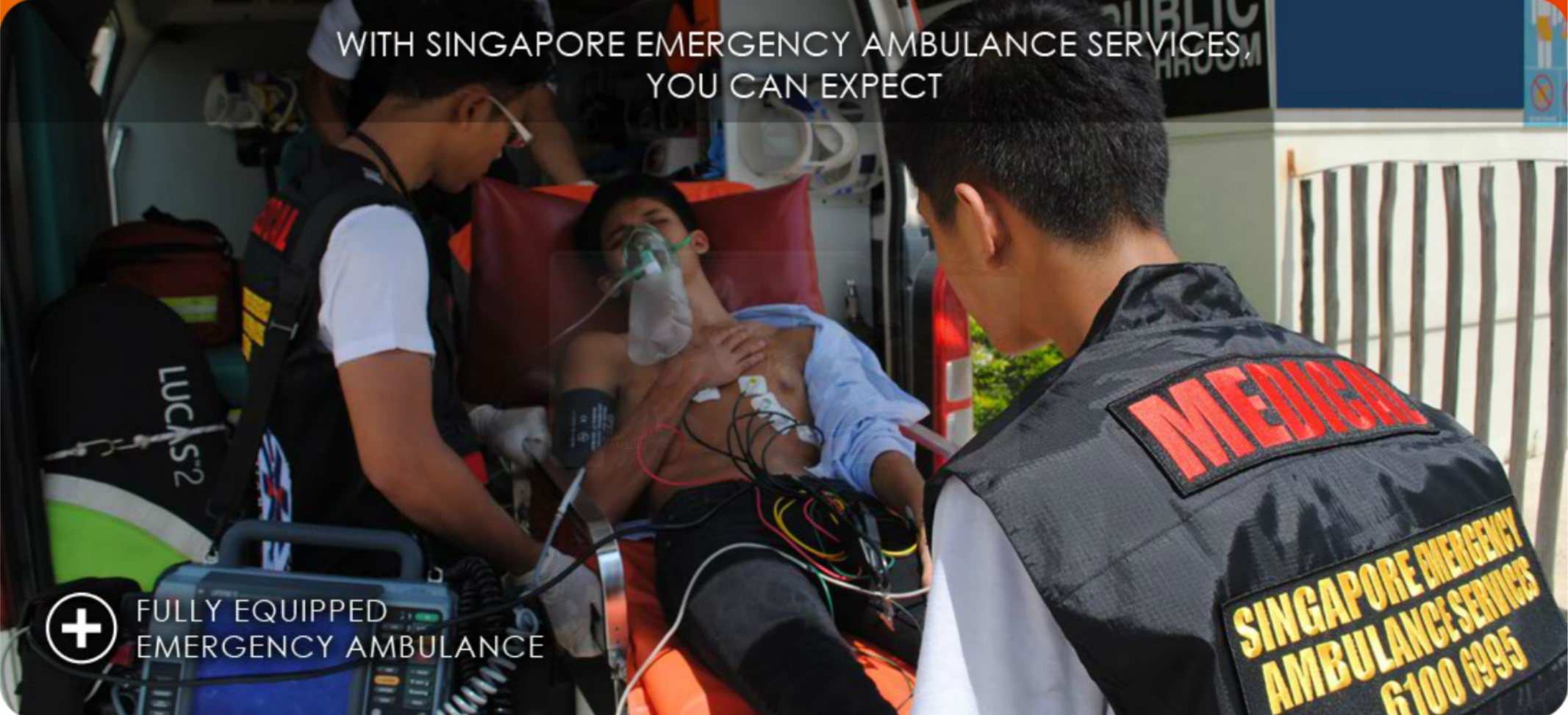 Singapore Emergency Ambulance Services Website Banners