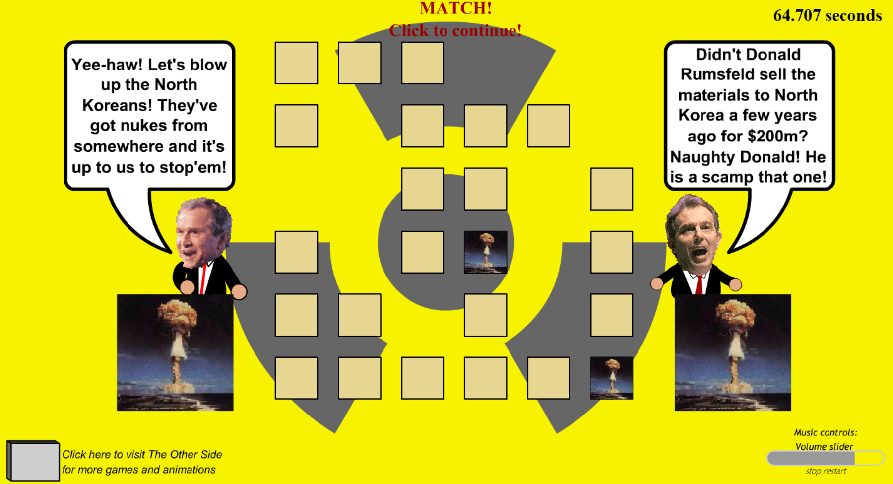 Yes! We have no weapons of mass destruction