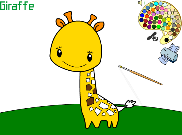 Giraffe Coloring