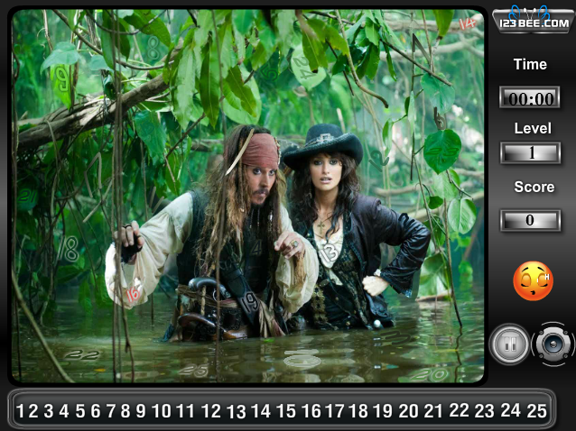 Pirates of the Caribbean 4 - Find the Numbers