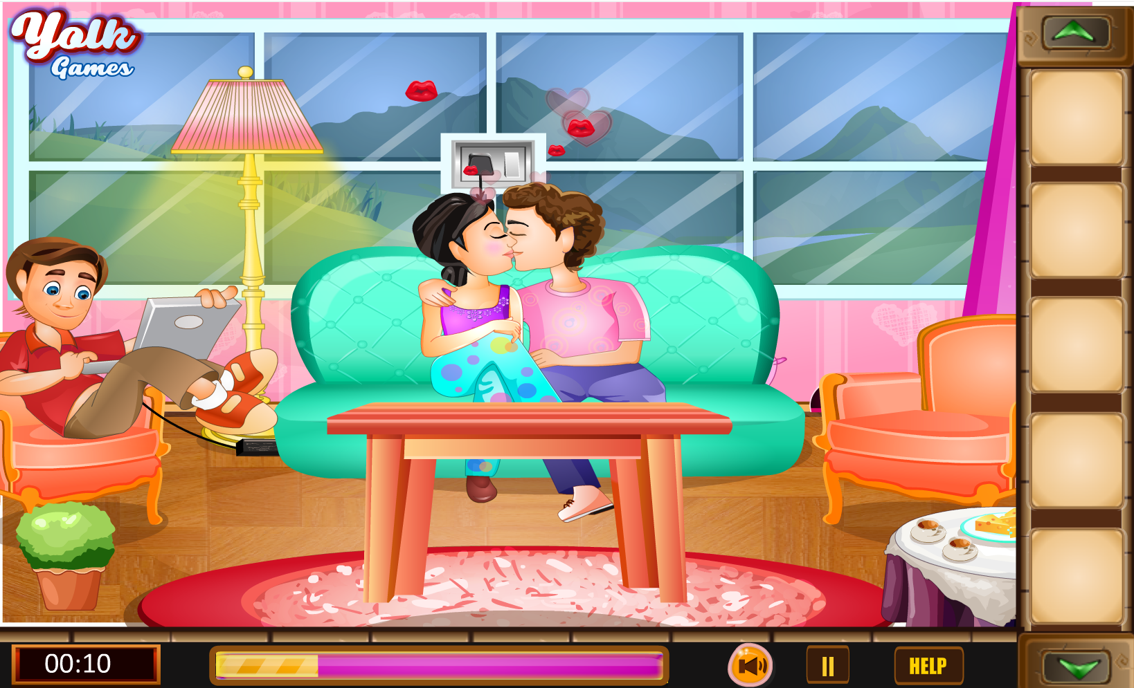 Naughty Love Kissing