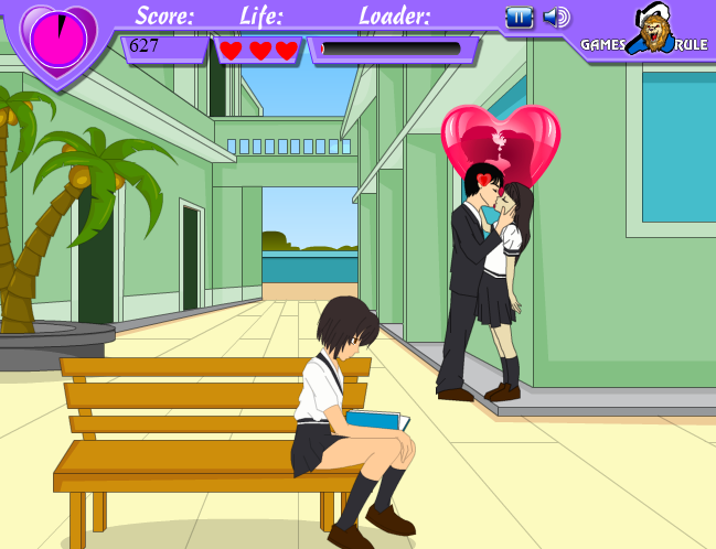 High School Teen Kiss