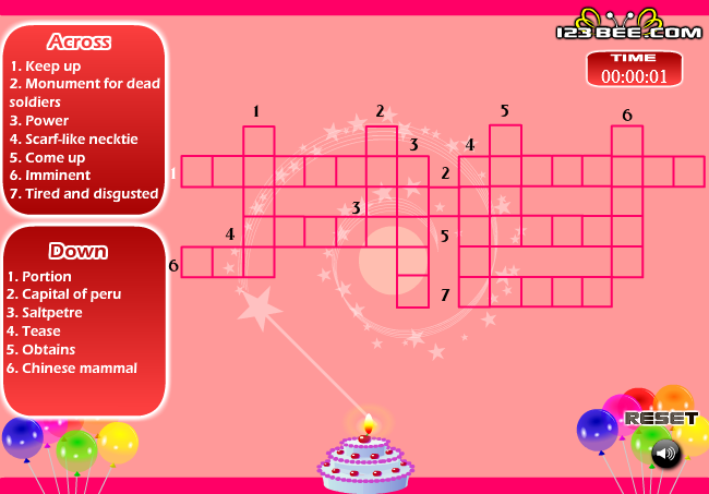 Crossword Game Play - 25