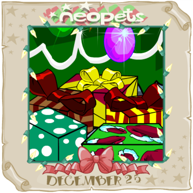 Neopets Advent Calendar 2003: Day 25