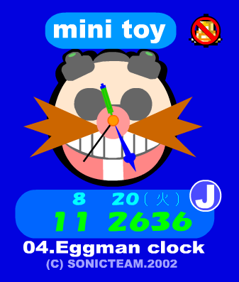 Eggman clock