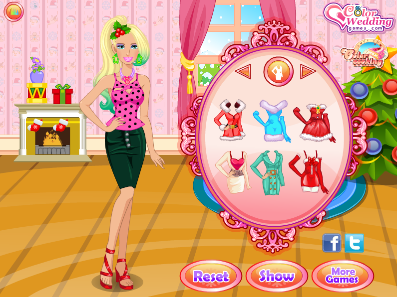 Barbie Christmas Night Prep