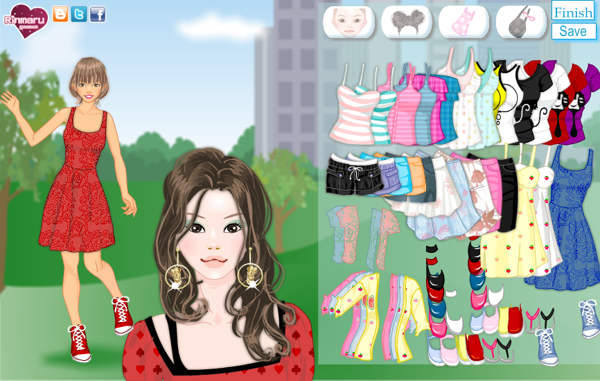 BFF in the Park Makeover Game