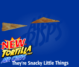 Tortilla Chip Air Crisps Ad