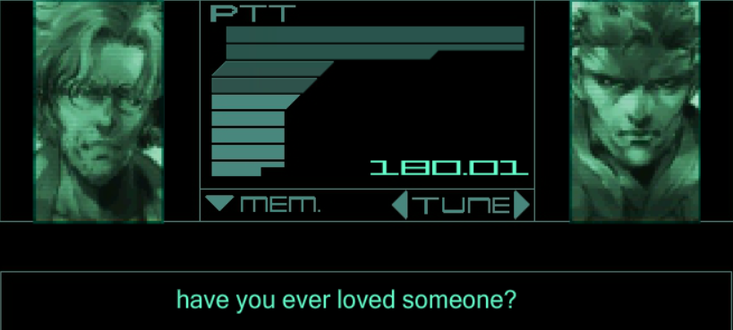 Metal Gear: Codec moments