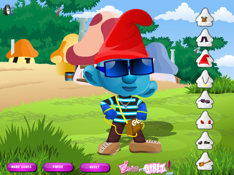 Smurf Dress Up