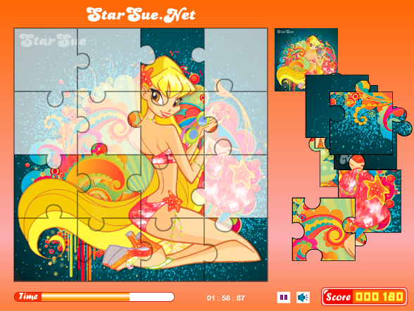 Winx Club Puzzle Stella