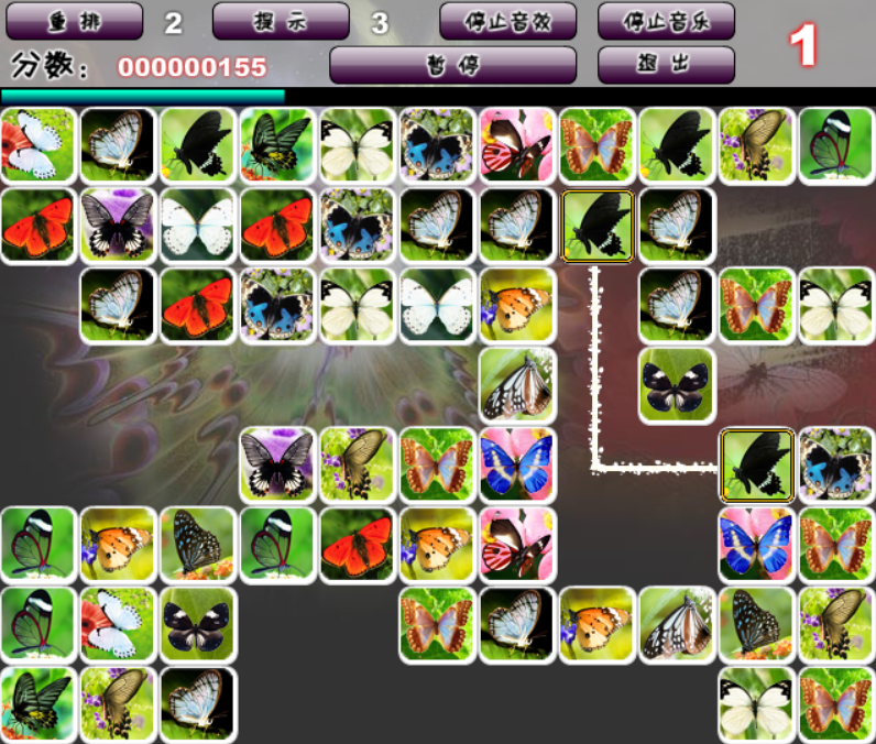 蝴蝶连连看2012