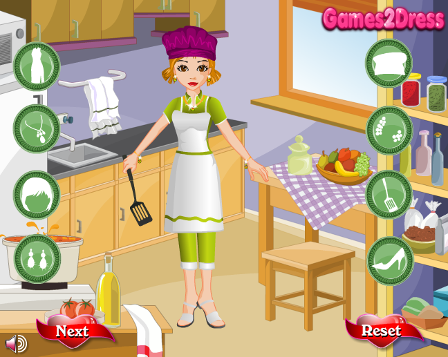 Chef Girl Dress Up