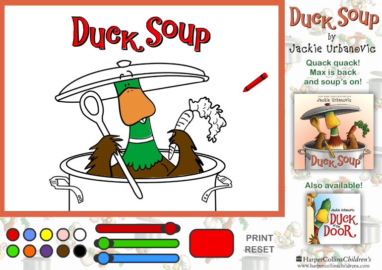 Duck Soup Coloring Game