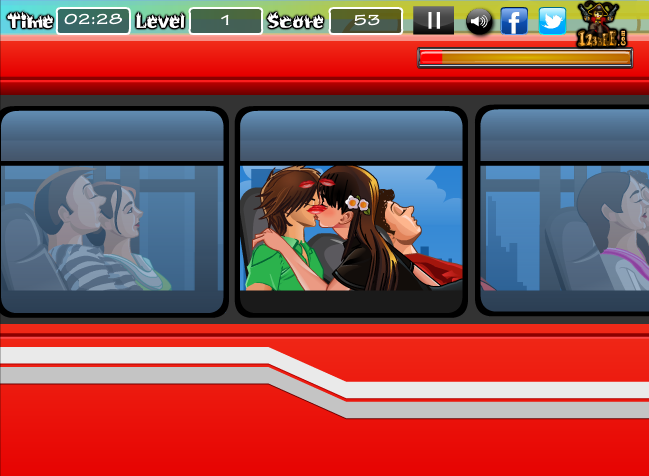 Kissing on the Bus