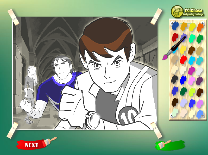 Ben 10 Kids Coloring