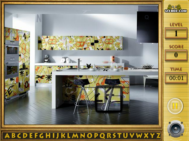 Kitchen Find the Alphabets