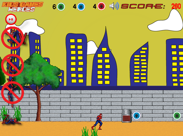 Spiderman Running Challenge