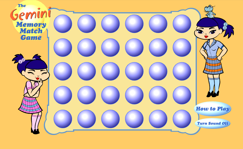 The Gemini Memory Match Game