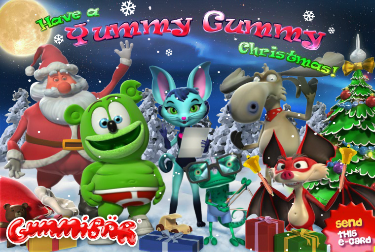 Gummibär Christmas E-Card