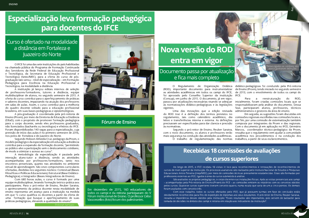 Revista IFCE - Fevereiro de 2016