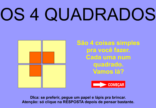 Os 4 quadrados