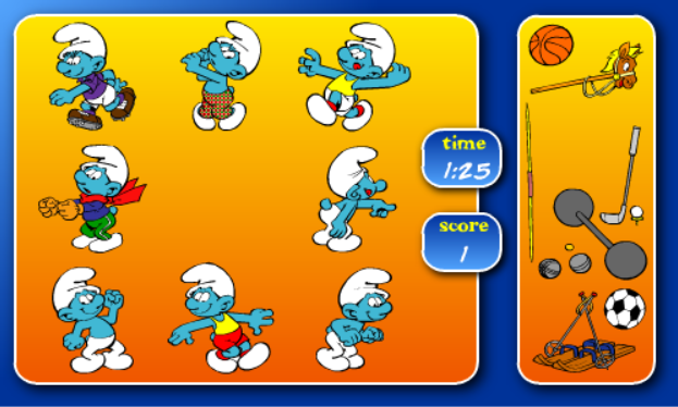 The Smurfs: Smurfs' Sports Pairs