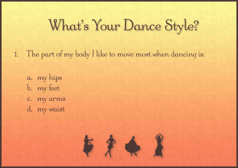What's Your Dance Style?