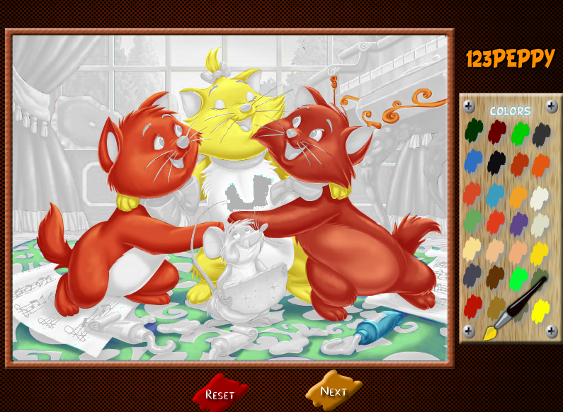 Aristocats Online Coloring Page