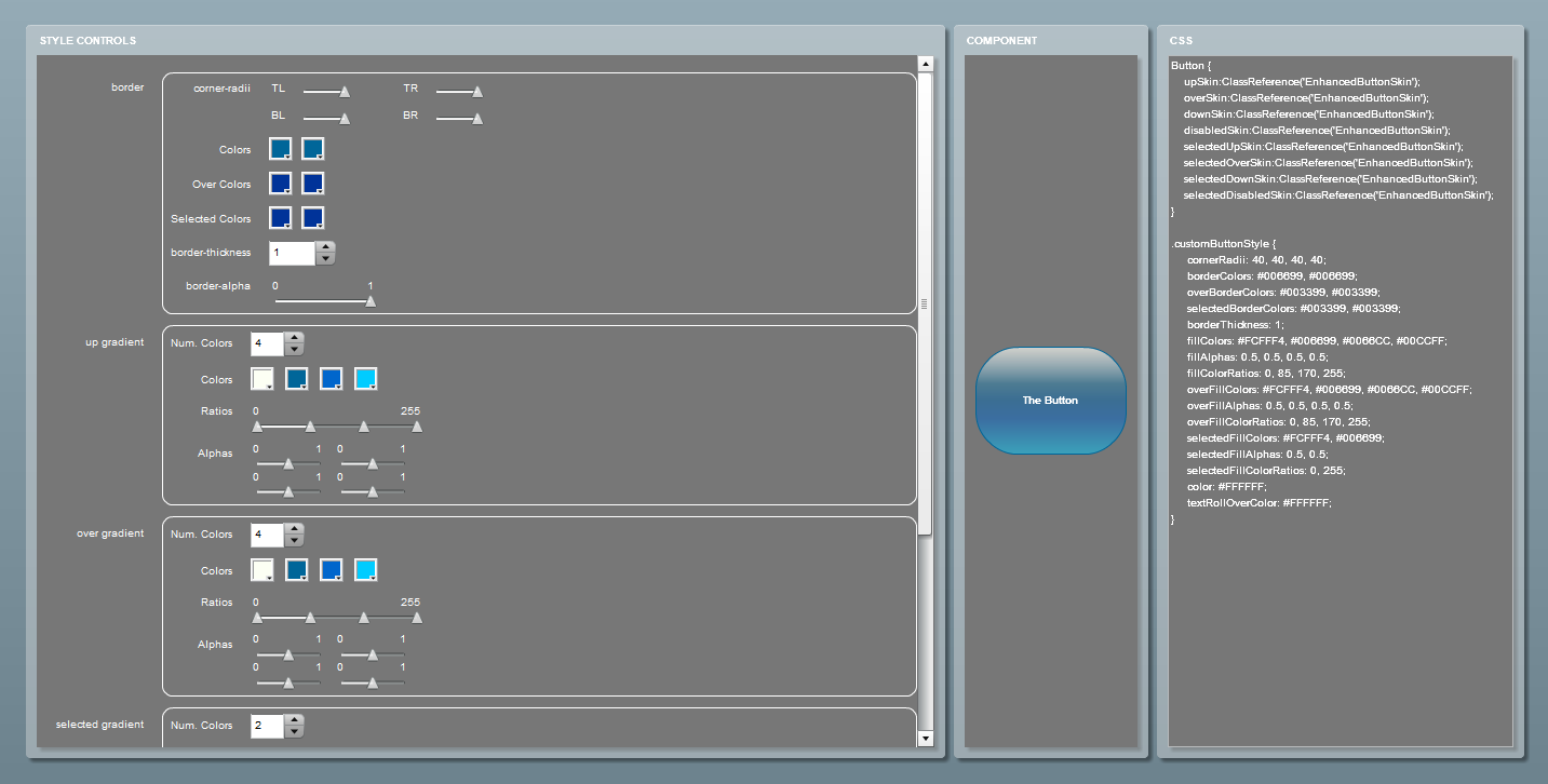 Flex Enhanced Button Skin Explorer