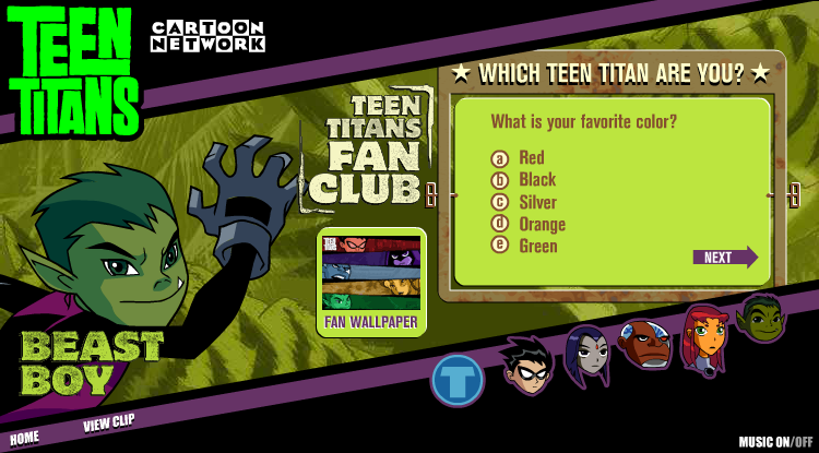 Teen Titans Fan Club: Which Teen Titan Are You?