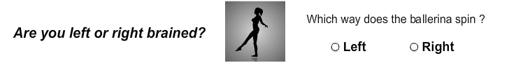 Which way does the ballerina spin? Banner Ad