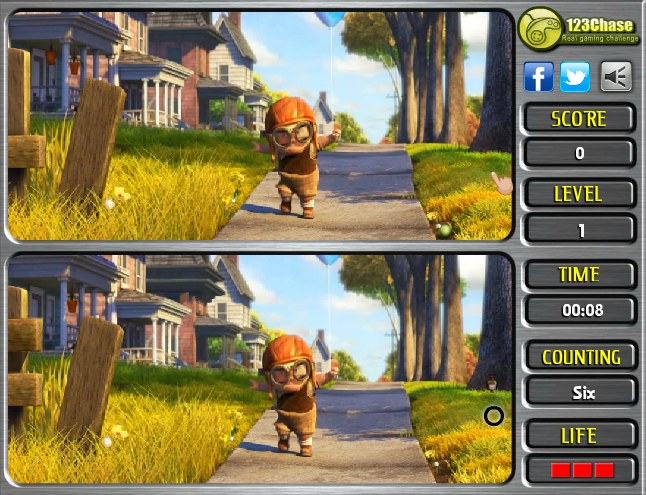 Up - Spot the Difference