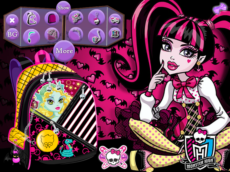 Monster High Backpack Design