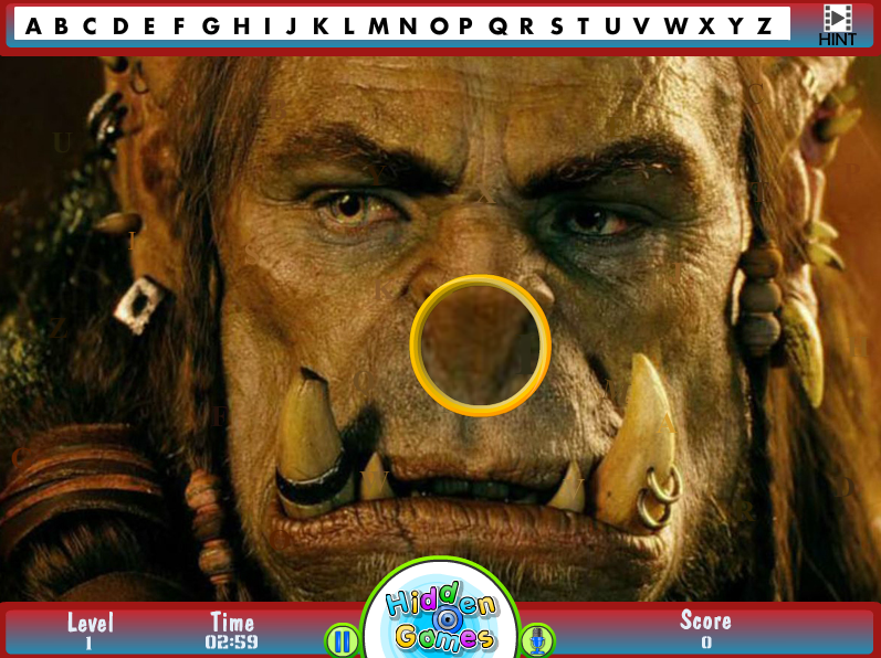 Hidden Alphabets Warcraft