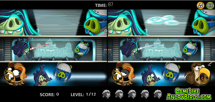Angry Birds Star Wars II Find Different