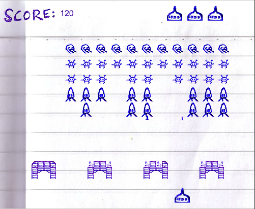 Notepad Invaders