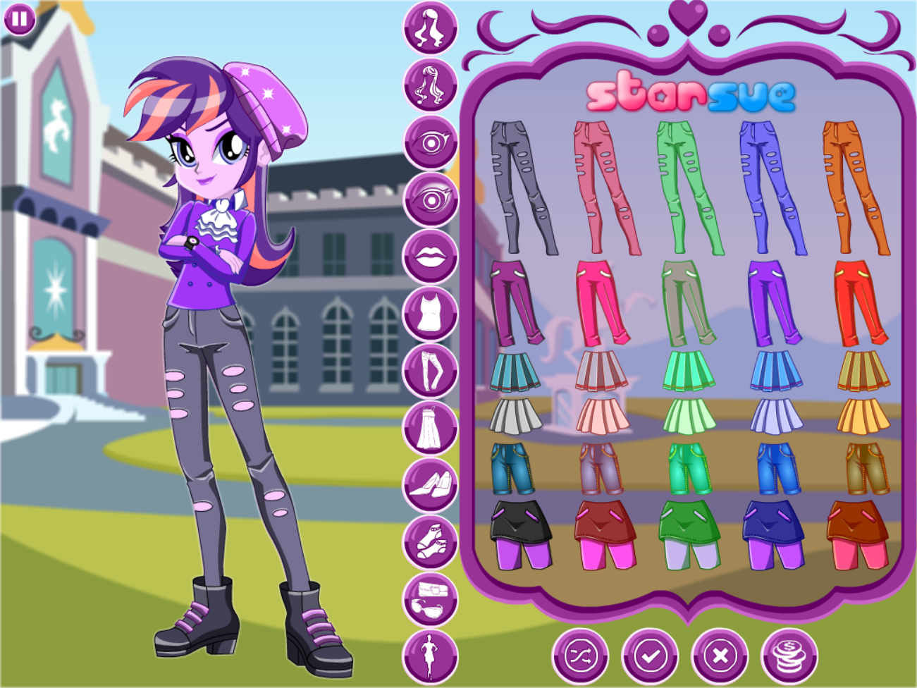 Equestria Girls: Starlight Glimmer Dress Up