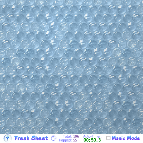 Virtual Bubble Wrap