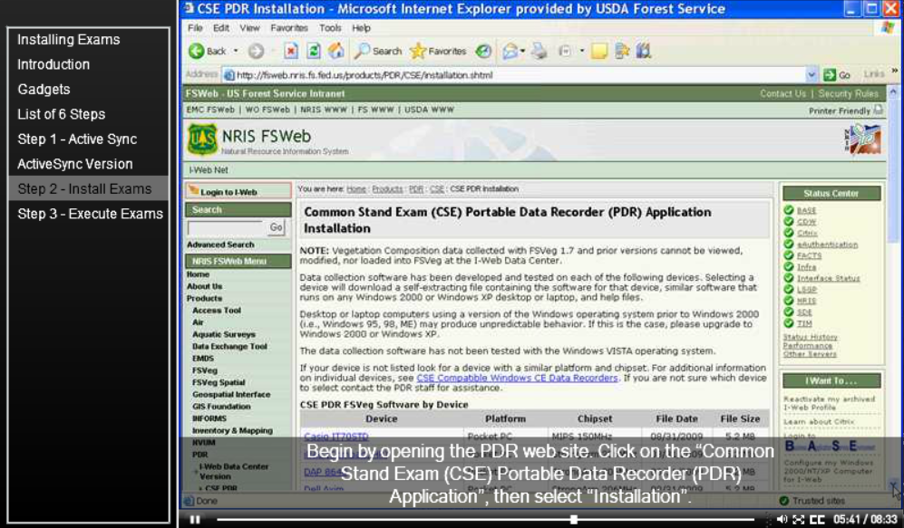 Installing the Exams Software - Part 1