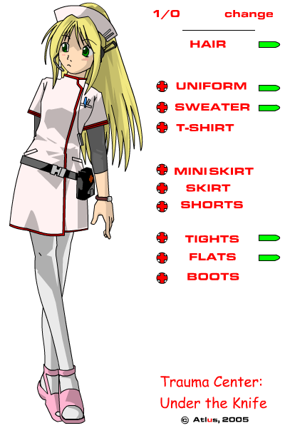 Nurse Angie dressup doll